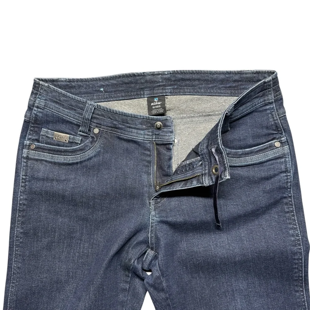 Kuhl Thermik Jean Womens Size 10 Straight Dark Wash Hiking Workwear Performance‎ - Picture 4 of 13